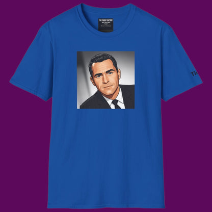 Rod Serling The Twilight Zone Graphic Tee | Retro Sci-Fi Unisex Shirt