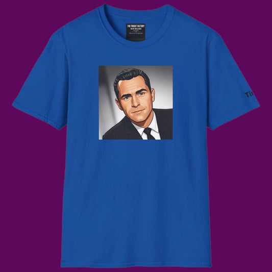 Rod Serling The Twilight Zone Graphic Tee | Retro Sci-Fi Unisex Shirt