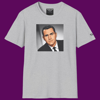 Rod Serling The Twilight Zone Graphic Tee | Retro Sci-Fi Unisex Shirt