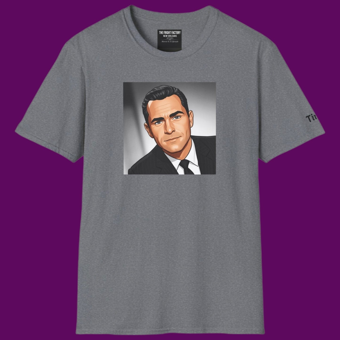 Rod Serling The Twilight Zone Graphic Tee | Retro Sci-Fi Unisex Shirt