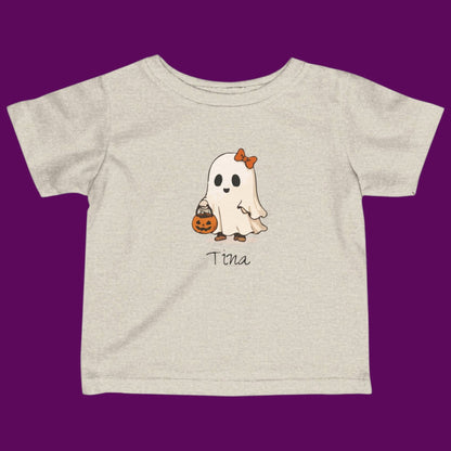 Custom Name Toddler First Halloween Shirt | Daddy's Little Boo Tee