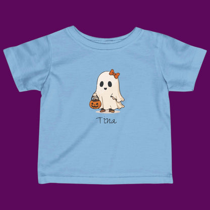 Custom Name Toddler First Halloween Shirt | Daddy's Little Boo Tee