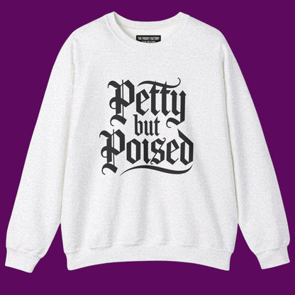 Pretty But Poised Personalized Crewneck | Dorm Room Lounge Sweatshirt