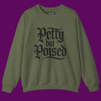 Pretty But Poised Personalized Crewneck | Dorm Room Lounge Sweatshirt