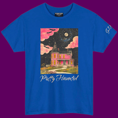 Personalized Pretty Haunted House Graphic Tee | Halloween T-Shirts