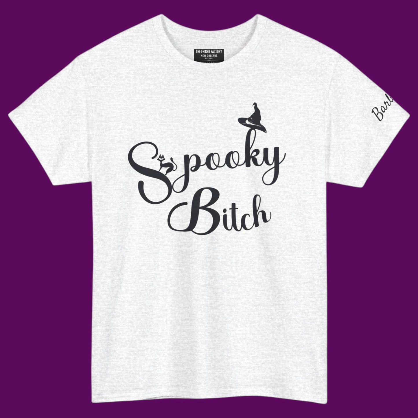 Personalized Spooky Bitch Graphic Tee | Cute Halloween T-Shirts